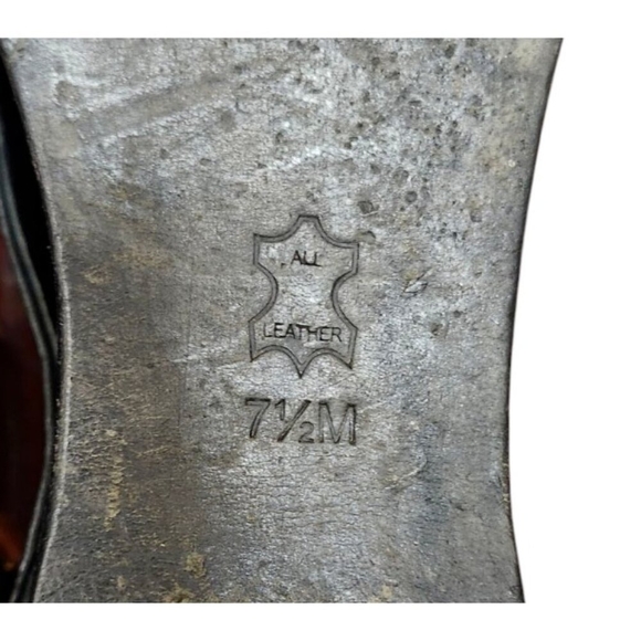 Tory Burch black gladiator gold stud sandal in lamb leather size 7.5 - Picture 11 of 12